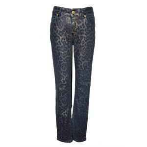 NEW MAC JEANS women's rich slim jean in leo coated